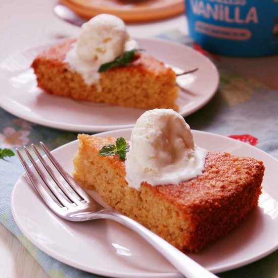 Mango Semolina Cake