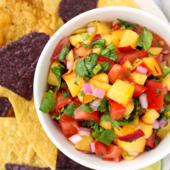 Peach salsa