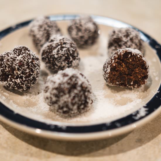 Double Chocolate Bliss Balls