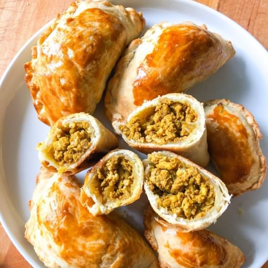 Baked Turkey Curry Empanadas