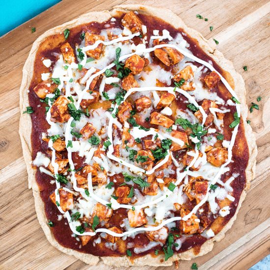 Chicken Enchilada Pizza