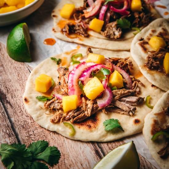 Polynesian Pulled Pork Tacos