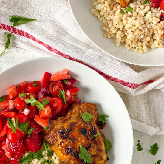 Grilled Mediterranean Chicken Thigh