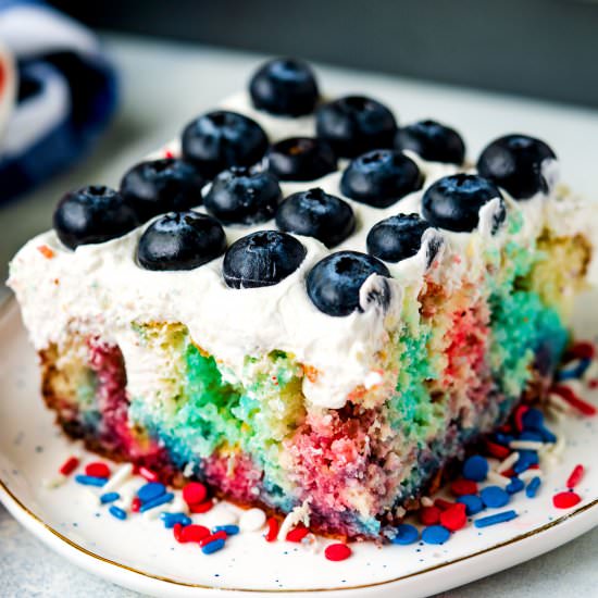 4th of July Poke Cake