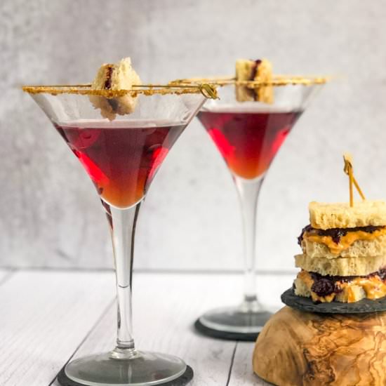 Peanut Butter and Jelly Martini
