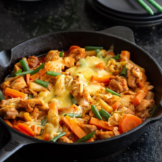 Korean Spicy Chicken Stir Fry
