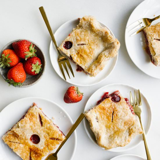 Strawberry Slab Pie