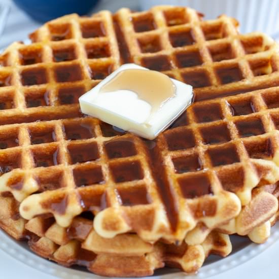 Cake Mix Waffles