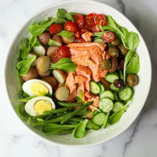 Salmon Nicoise Salad