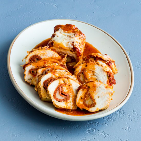 Pizza Stuffed Chicken