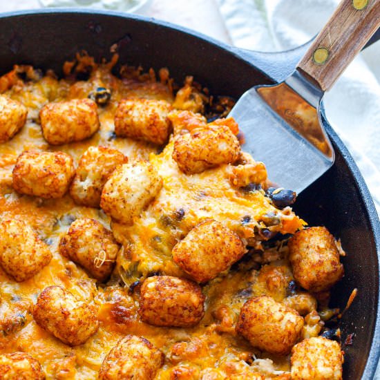 Taco Tater Tot Casserole