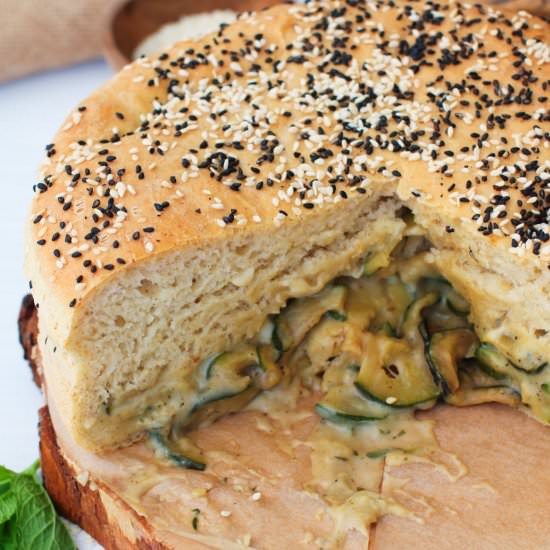 Stuffed Brioche Bread Cake