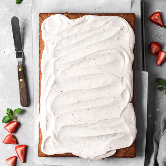 Strawberry Sheet Cake