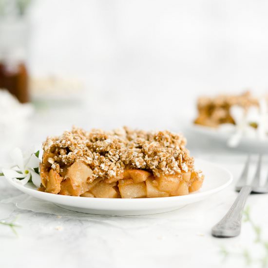Healthy Small Batch Apple Crisp