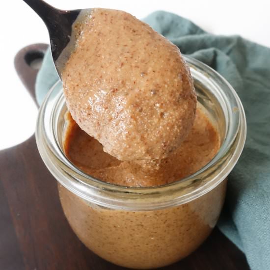 homemade almond buter