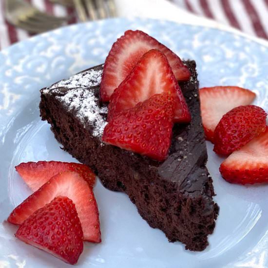 Flourless Chocolate Truffle Cake