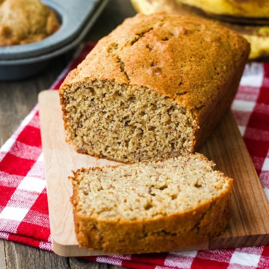 Mini Eggless Banana Bread