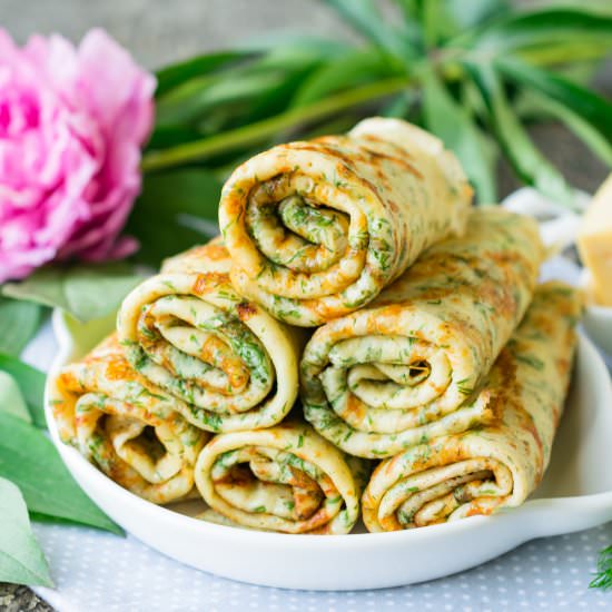 Dill Cheese Pancakes