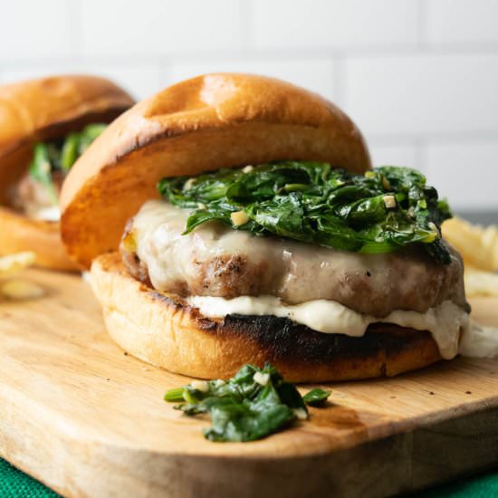 South Philly Pork Burgers