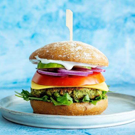 Green Veggie Burger
