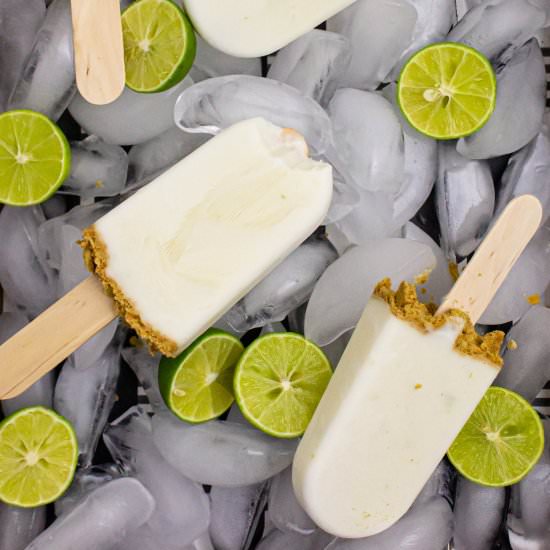 Key Lime Pie Popsicles