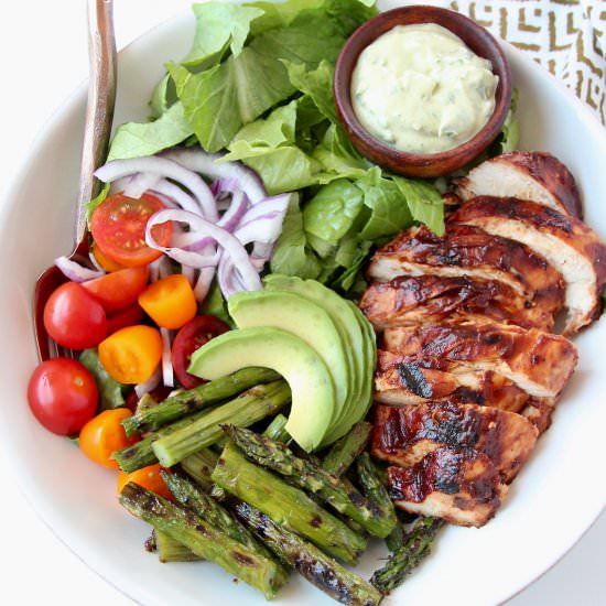 Whole30 BBQ Chicken Bowl