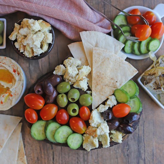 Vegan feta cheese
