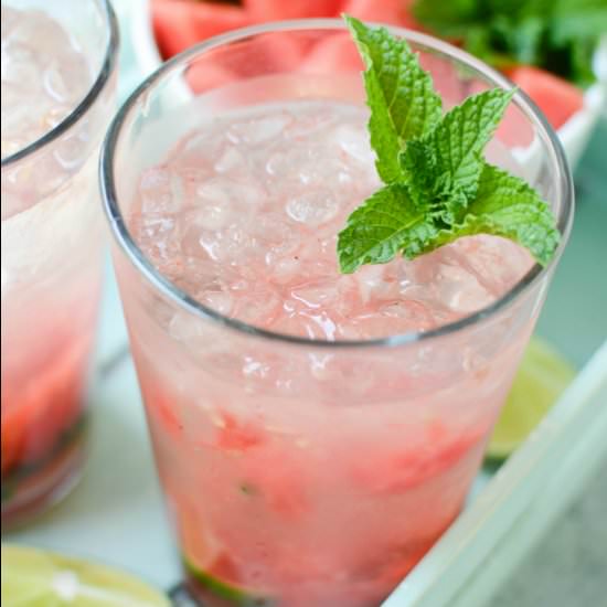 Watermelon Mojitos