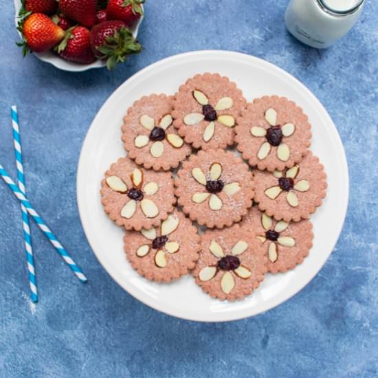 Strawberry Sugar Cookies