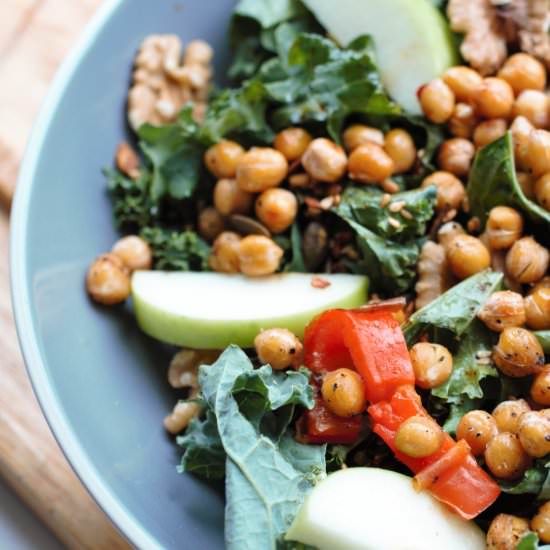Vegan Apple & Walnut Salad
