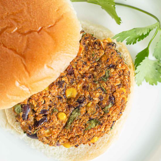 Vegan Black Bean Burgers