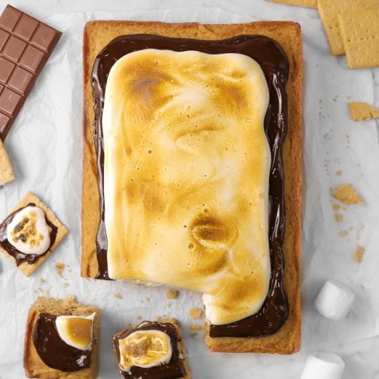 S’mores Sheet Cake