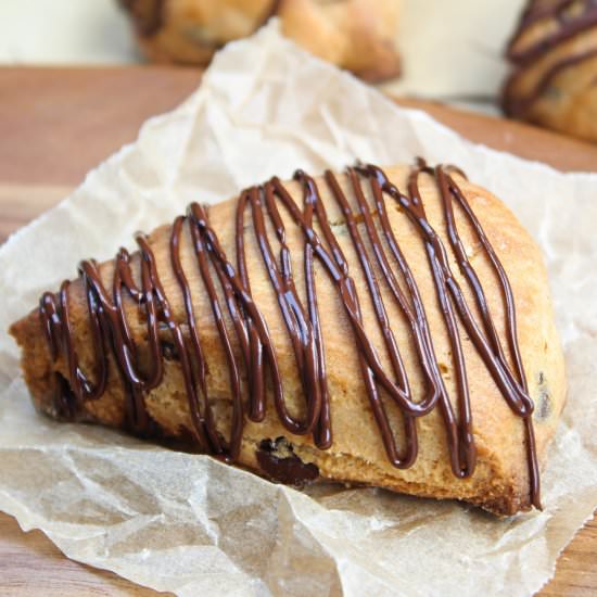 Gluten Free Chocolate Chip Scones