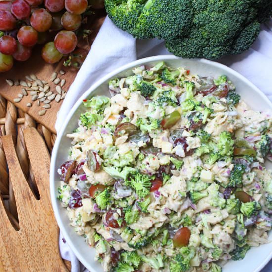Chicken Broccoli Grape Salad