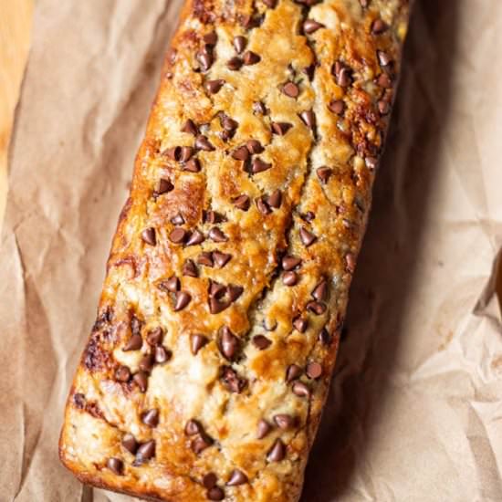 Banana Bread with Chocolate Chips