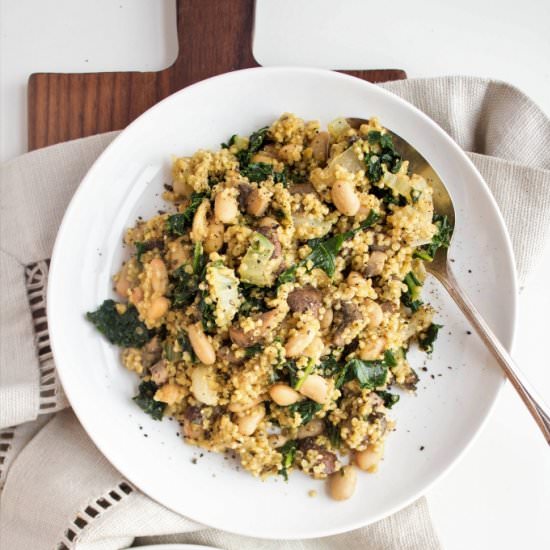 Mushroom Quinoa Side Dish