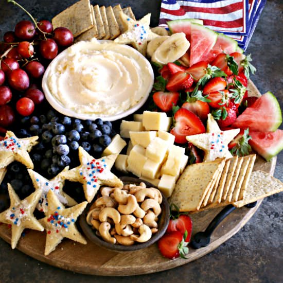 Red, White & Blue Charcuterie Board