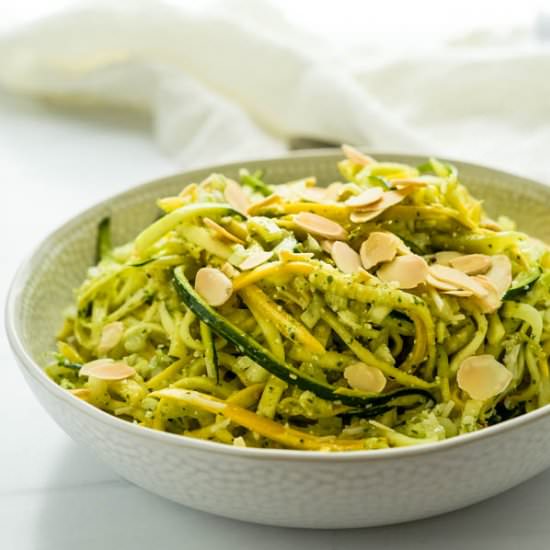 Courgette Salad w/Pesto Dressing