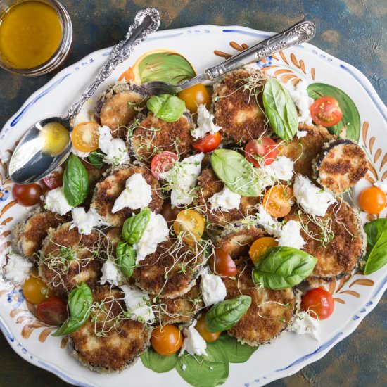 Crispy Eggplant Salad