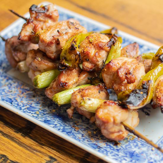 Yakitori with Shishito Peppers