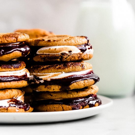 Peanut Butter Cookie S’mores