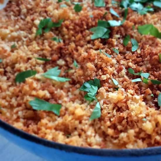 Baked Provel Macaroni and Cheese