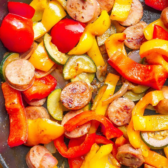 Sausage and Vegetable Skillet