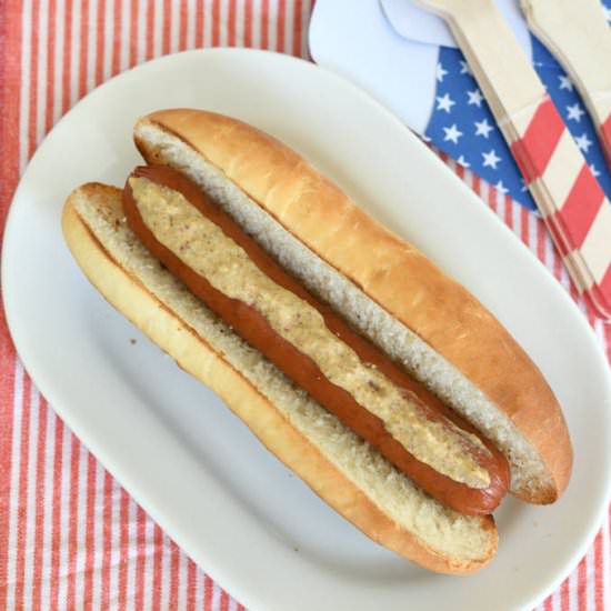 Homemade Hot Dog Buns