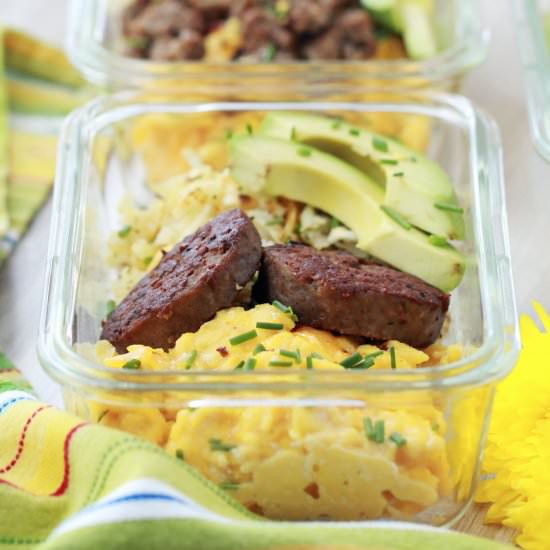 Meal Prep Breakfast Sausage Bowl