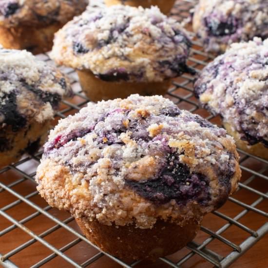 Blueberry Swirl Muffins