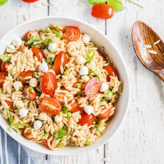 Caprese Orzo Salad