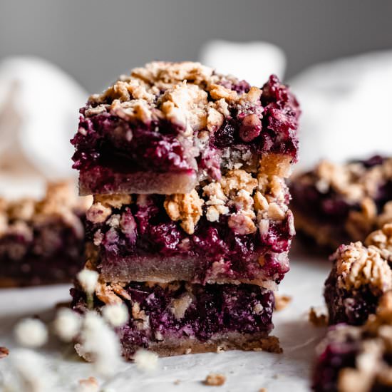 Healthy Blueberry Pie Bars