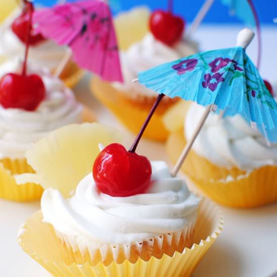 Pina Colada Cupcakes
