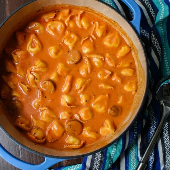 Tomato Tortellini Soup